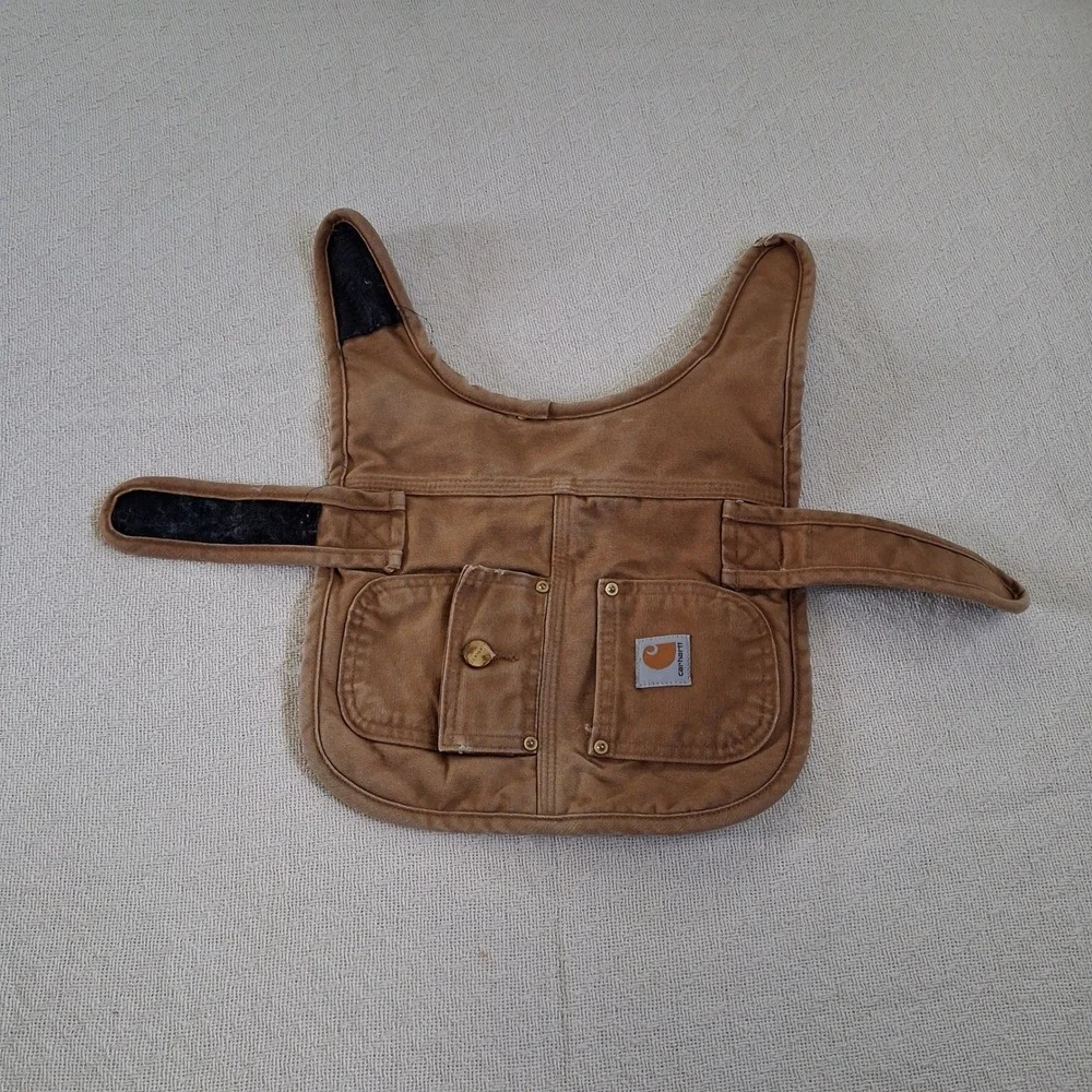 carhartt small brown duck canvas dog chore coat gorpcore streetwear pet jacket